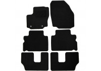 Tapis de sol adaptés à Ford S-Max 2006- 7 places (lot de 6)