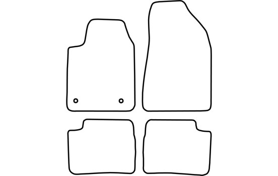 Tapis de sol adaptés à l'Alfa Romeo Giuletta 2010-2016, Image 2
