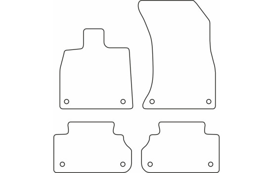Tapis de sol adaptés à l'Audi Q5 (année-modèle) 2017-, Image 2