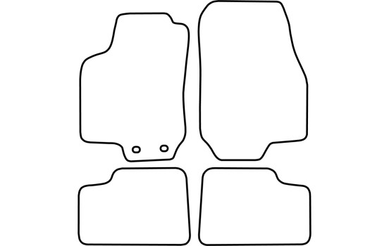 Tapis de sol adaptés à l'Opel Astra G 1998-2004, Image 2