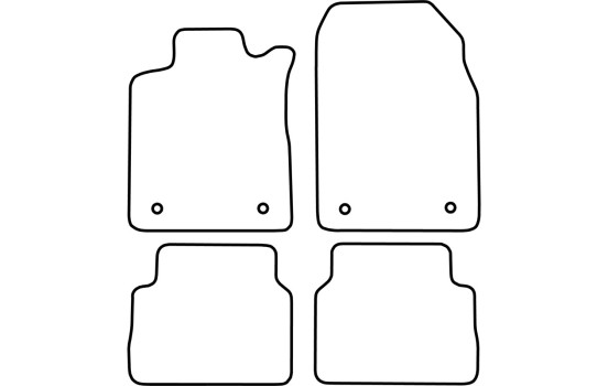 Tapis de sol adaptés à l'Opel Vectra C 2002-2004, Image 2