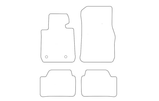 Tapis de sol adaptés à la BMW Série 1 F20 (à partir de 2012) - Lot de 4, Image 2