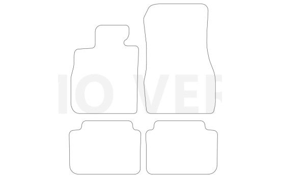 Tapis de sol adaptés à la BMW Série 8 Coupé G15 (lot de 4), Image 2
