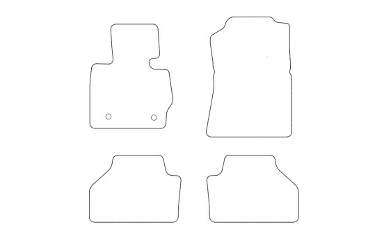 Tapis de sol adaptés à la BMW X3 F25 2010- (lot de 4), Image 2