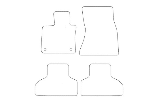 Tapis de sol adaptés à la BMW X5 F15 2014- (lot de 4), Image 2