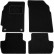 Tapis de sol adaptés à la Chevrolet Spark 2010-2012 (lot de 4)