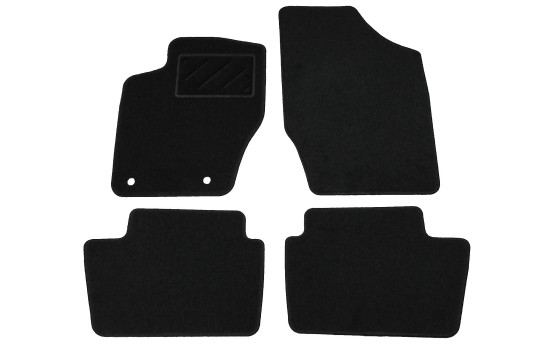 Tapis de sol adaptés à la Citroën C4 (2004-2010), lot de 4 pièces