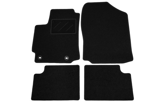 Tapis de sol adaptés à la Daihatsu Sirion II 2005-2011 (lot de 4)