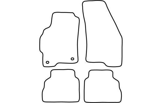 Tapis de sol adaptés à la Ford Mondeo 1993-2000, Image 2