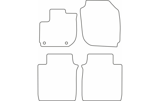 Tapis de sol adaptés à la Honda HR-V 2015-, Image 2