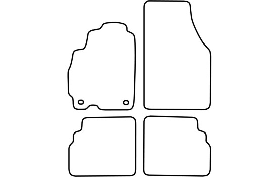 Tapis de sol adaptés à la Hyundai Atos 1998-2003, Image 2