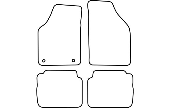 Tapis de sol adaptés à la Lancia Musa 2004-2012, Image 2