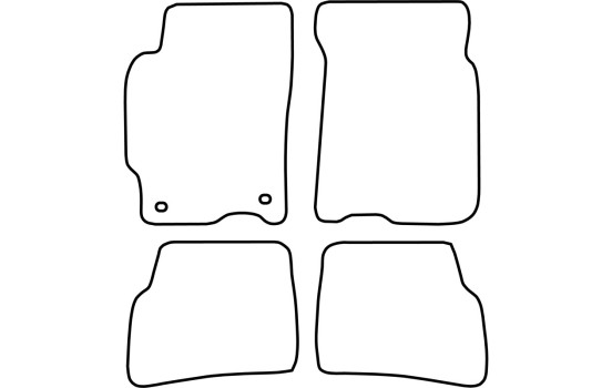 Tapis de sol adaptés à la Mazda 626 (1997-2002), Image 2