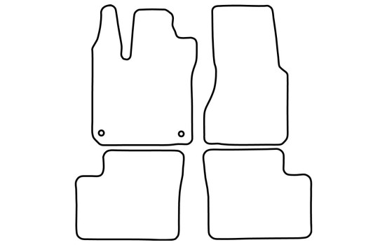 Tapis de sol adaptés à la MCC Smart ForFour 2014-, Image 2