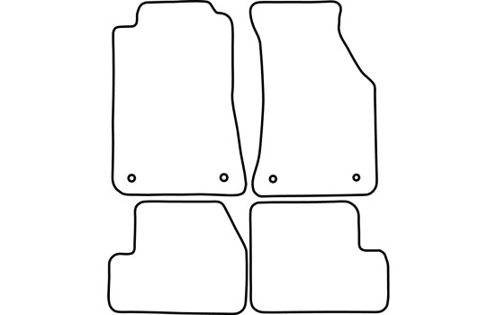 Tapis de sol adaptés à la Nissan 200SX S14 (1991-), Image 3