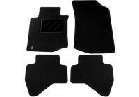 Tapis de sol adaptés à la Peugeot 107 (2005-2010), lot de 4 pièces