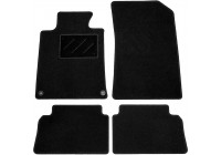 Tapis de sol adaptés à la Peugeot 508 (2011-2018), lot de 4 pièces