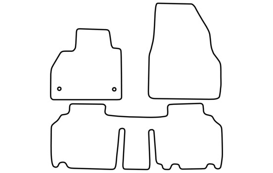 Tapis de sol adaptés à la Renault Kangoo Family à partir de 2008, Image 2
