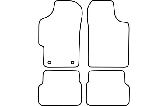 Tapis de sol adaptés à la Renault Laguna 1994-1998, Image 2