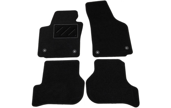 Tapis de sol adaptés à la Seat Leon 2005-2008 (lot de 4)