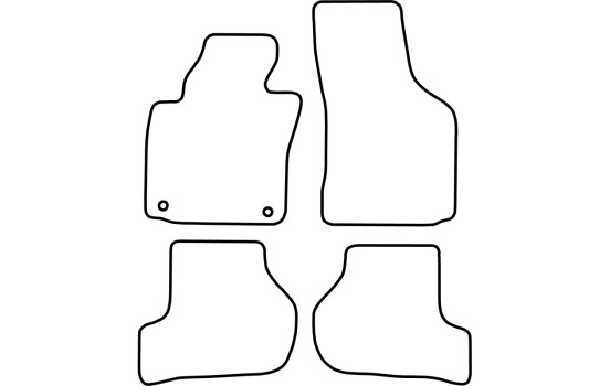 Tapis de sol adaptés à la Seat Leon 2005-2008, Image 2
