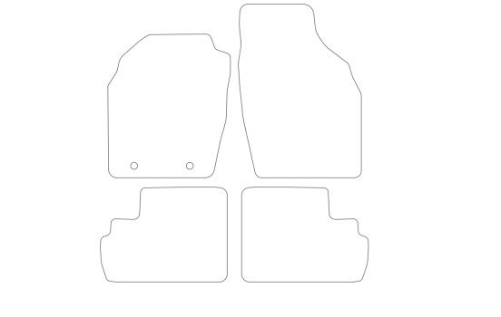 Tapis de sol adaptés à la Suzuki Wagon R 2003-2008 (lot de 4), Image 3