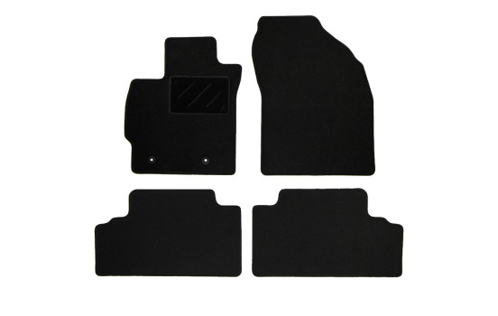 Tapis de sol adaptés à la Toyota Auris 2010-2012 (lot de 4)