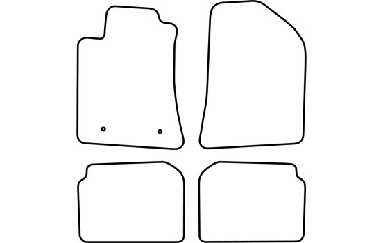 Tapis de sol adaptés à la Toyota Avensis 2003-2005, Image 2