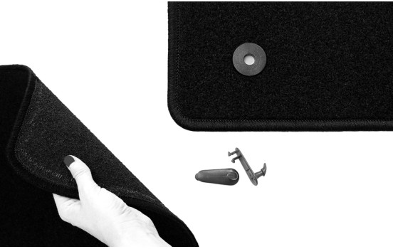 Tapis de sol adaptés à la Toyota Avensis 2003-2009 (lot de 4), Image 4