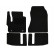Tapis de sol adaptés à la Toyota IQ 2009- (lot de 4)