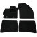 Tapis de sol adaptés à la Toyota Prius 2009-2012 (lot de 4)