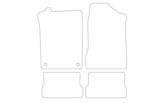Tapis de sol adaptés à la VW Corrado 1988-1995 (lot de 4), Image 3