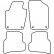 Tapis de sol adaptés à la VW Polo 6R 2010- (lot de 4), Vignette 4