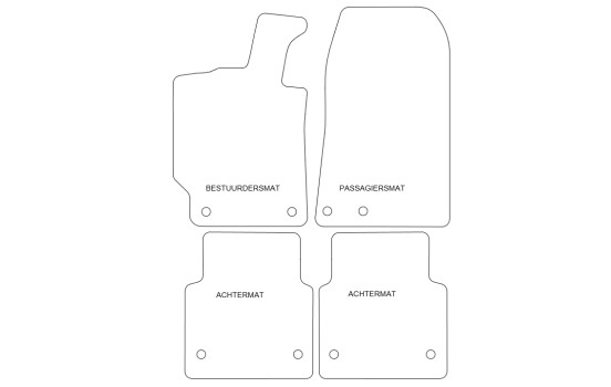 Tapis de sol adaptés à Lancia Thesis 2003- (4 pièces), Image 2