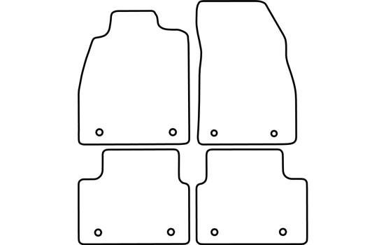 Tapis de sol adaptés à Opel Insignia 2013-, Image 2
