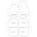 Tapis de sol adaptés à Opel Zafira A 1999-2003 (lot de 6), Vignette 2