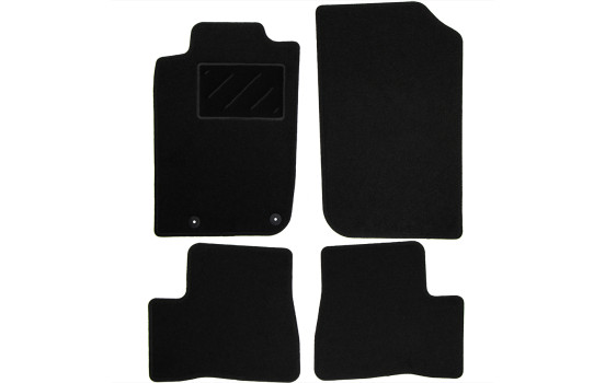 Tapis de sol adaptés à Peugeot 206+ 2009- (lot de 4)