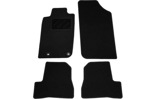 Tapis de sol adaptés à Peugeot 206 CC 2001-2007 (lot de 4)