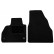 Tapis de sol adaptés à Renault Kangoo 2008- avant, jeu de 2 pièces