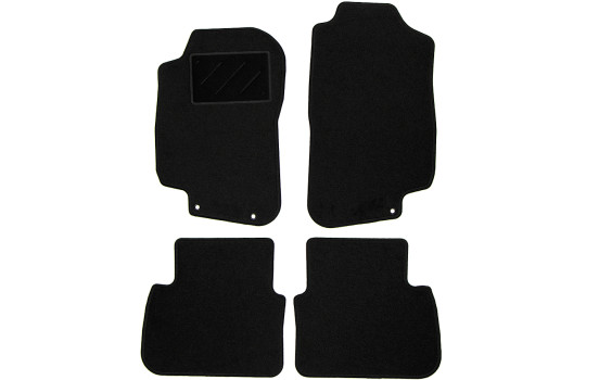 Tapis de sol adaptés à Saab 9-5 (1998-2007), lot de 4 pièces
