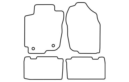 Tapis de sol adaptés à Toyota RAV4 2013-, Image 3
