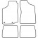 Tapis de sol adaptés à VW Passat B4 1988-1996 (lot de 4), Vignette 2