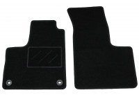 Tapis de sol adaptés au Fiat Doblo Cargo 2001-2009, jeu avant de 2