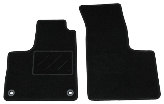 Tapis de sol adaptés au Fiat Doblo Cargo 2001-2009, jeu avant de 2