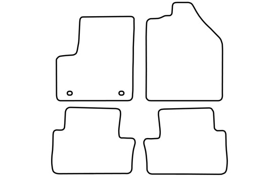 Tapis de sol adaptés au Ford Tourneo Connect 2003-2010