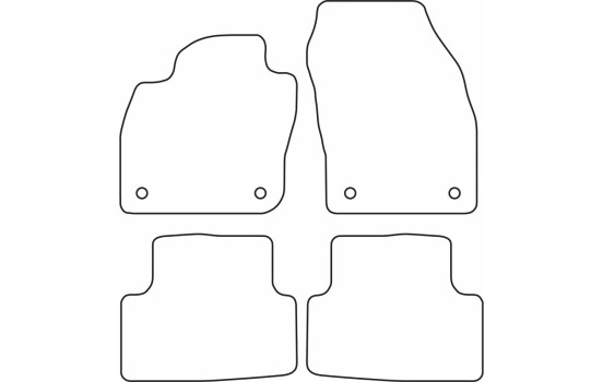 Tapis de sol adaptés au Volkswagen T-Cross 2019-, Image 2