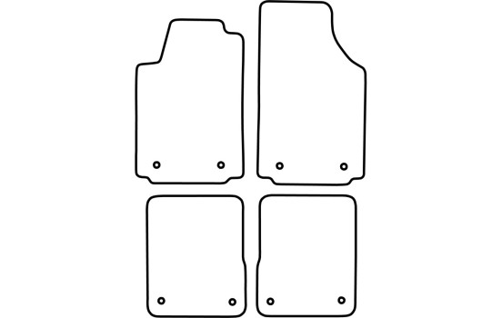 Tapis de sol adaptés aux Audi A2 2000-2005, Image 2