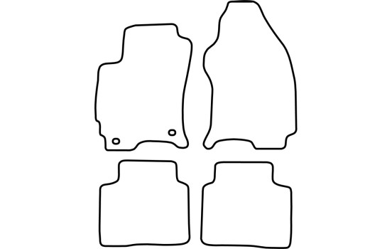 Tapis de sol adaptés aux Ford Mondeo 2000-2007, Image 2