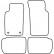 Tapis de sol adaptés aux Ford Sierra 1987-1993, Vignette 2