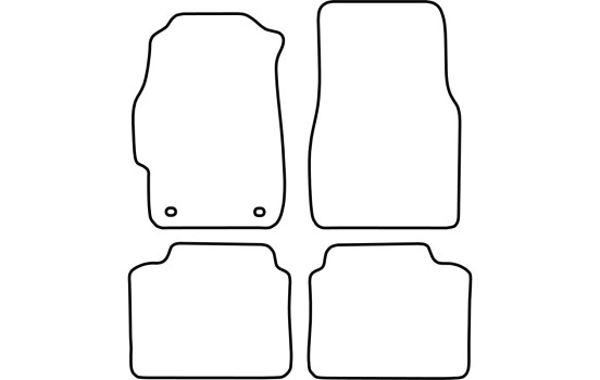 Tapis de sol adaptés aux Honda Civic 3 portes (1996-2001), Image 2